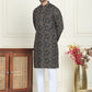 Embroidered and Sequins Viscose Rayon Kurta Set For Men ( JOKP P 5173 Yellow )