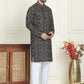 Embroidered and Sequins Viscose Rayon Kurta Set For Men ( JOKP P 5173 Yellow )