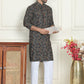 Embroidered and Sequins Viscose Rayon Kurta Set For Men ( JOKP P 5173 Yellow )