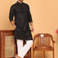 Embroidered & Sequence Kurta Pyjama for Men ( JOKP P 5177 Black )