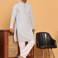 Embroidered & Sequence Kurta Pyjama for Men ( JOKP P 5177 Grey )