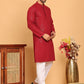 Embroidered & Sequence Kurta Pyjama for Men ( JOKP P 5177 Maroon )