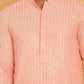 Embroidered & Sequence Kurta Pyjama for Men ( JOKP P 5177 Peach )