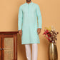 Embroidered & Sequence Kurta Pyjama for Men ( JOKP P 5177 Sky )