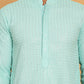 Embroidered & Sequence Kurta Pyjama for Men ( JOKP P 5177 Sky )