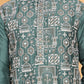 Embroidered Straight Kurta Set For Men ( JOKP P 5178 Green )