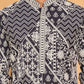 Floral Embroidery Silk Blend Kurta Pyjama for Men ( JOKP P 5182 Navy )