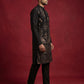 Embroidered Straight Kurta Set For Men