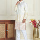 Embroidered, Ombre Design Kurta with Pyjamas ( JOKP P 5186 Yellow )