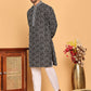 Embroidered straight Kurta with Pyjamas ( JOKP P 5187 Black )