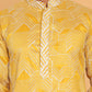 Embroidered straight Kurta with Pyjamas ( JOKP P 5187 Mustard )
