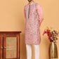Sequins & Embroidered straight Kurta with Pyjamas ( JOKP P 5189 Magenta )