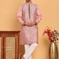 Sequins & Embroidered straight Kurta with Pyjamas ( JOKP P 5189 Magenta )