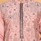 Sequins & Embroidered straight Kurta with Pyjamas ( JOKP P 5189 Magenta )