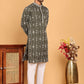 Embroidery and mirror work straight Kurta Set, ( JOKP P 5190 Olive )