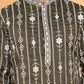 Embroidery and mirror work straight Kurta Set, ( JOKP P 5190 Olive )