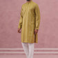 Embroidered and mirror work straight Kurta Set For Men ( JOKP P 5194 P 5194Mehndi ) [FF] [N-9]