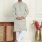 Embroidered Straight Kurta Pyjama Set For Men ( JOKP P 5195 Grey )