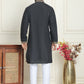 Floral Embroidered Straight Kurta Set ( JOKP P 5200 Black ) [FF] [H-7]