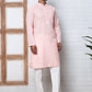 Men's Cotton Striped Kurta Pyjama Set ( JOKP P 5207 P 5207Peach ) [FF] [R-2-3]