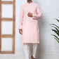 Men's Cotton Striped Kurta Pyjama Set ( JOKP P 5207 P 5207Peach ) [FF] [R-2-3]