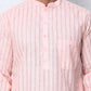 Men's Cotton Striped Kurta Pyjama Set ( JOKP P 5207 P 5207Peach ) [FF] [R-2-3]