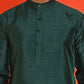 Solid Silk Kurta with Pyjamas ( JOKP P 5209 Olive )