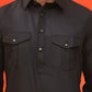 Men's Solid Pathani Kurta with Salwar ( JOKP P 5212 Black )