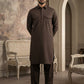 Men's Solid Pathani Kurta with Salwar ( JOKP 5212Coffee S ) [FF] [O-15-16]