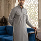 Men's Solid Pathani Kurta with Salwar ( JOKP 5212Grey ) [FF] [O-15-16]