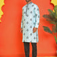 Chikankari Embroidered Kurta Pyjama For Men ( JOKP B-P 5213 Sky )