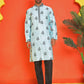 Chikankari Embroidered Kurta Pyjama For Men ( JOKP B-P 5213 Sky )