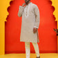 Embroidered Kurta Pyjama For Men ( JOKP P 5220 Grey )