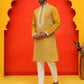Embroidered Kurta Pyjama For Men ( JOKP P 5220 Mustard )