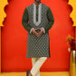 Embroidered Kurta Pyjama For Men ( JOKP P 5220 Olive )