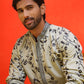 Chikankari Embroidered Kurta Pyjama For Men ( JOKP P 5221 Grey )