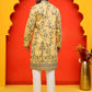 Chikankari Embroidered Kurta Pyjama For Men ( JOKP P 5221 Yellow )