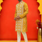 Embroidered Kurta Pyjama For Men ( JOKP P 5223 Mustard )