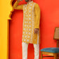 Embroidered Kurta Pyjama For Men ( JOKP P 5223 Mustard )