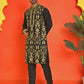 Embroidered & Sequins Kurta Set For Men ( JOKP B-P 5226 Black )