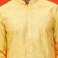 Embroidered Kurta Set For Men ( JOKP P 5228 Yellow )