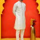 Embroidered and mirror work straight Kurta Set For Men, ( JOKP P 5231 Multi )