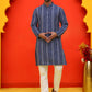 Self Design Cotton Straight Kurta Set ( JOKP P 5232 Blue )