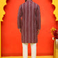 Self Design Cotton Straight Kurta Set ( JOKP P 5232 Maroon )