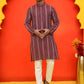 Self Design Cotton Straight Kurta Set ( JOKP P 5232 Maroon )