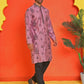 Embroidered Silk Blend Kurta Pyjama Set ( JOKP B-P 5234 Magenta )