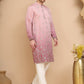 Ombre & Embroidered Kurta Pyjama Set ( JOKP P 5257 Pink )