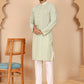 Embroidered Cotton Kurta with Churidar ( JOKP P 5264 P 5264Pista ) [FF] [O-10]