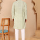 Embroidered Cotton Kurta with Churidar ( JOKP P 5264 P 5264Pista ) [FF] [O-10]