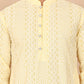 Embroidered Cotton Kurta with Churidar (JOKP P 5264 Yellow ) [FF] [O-10]
